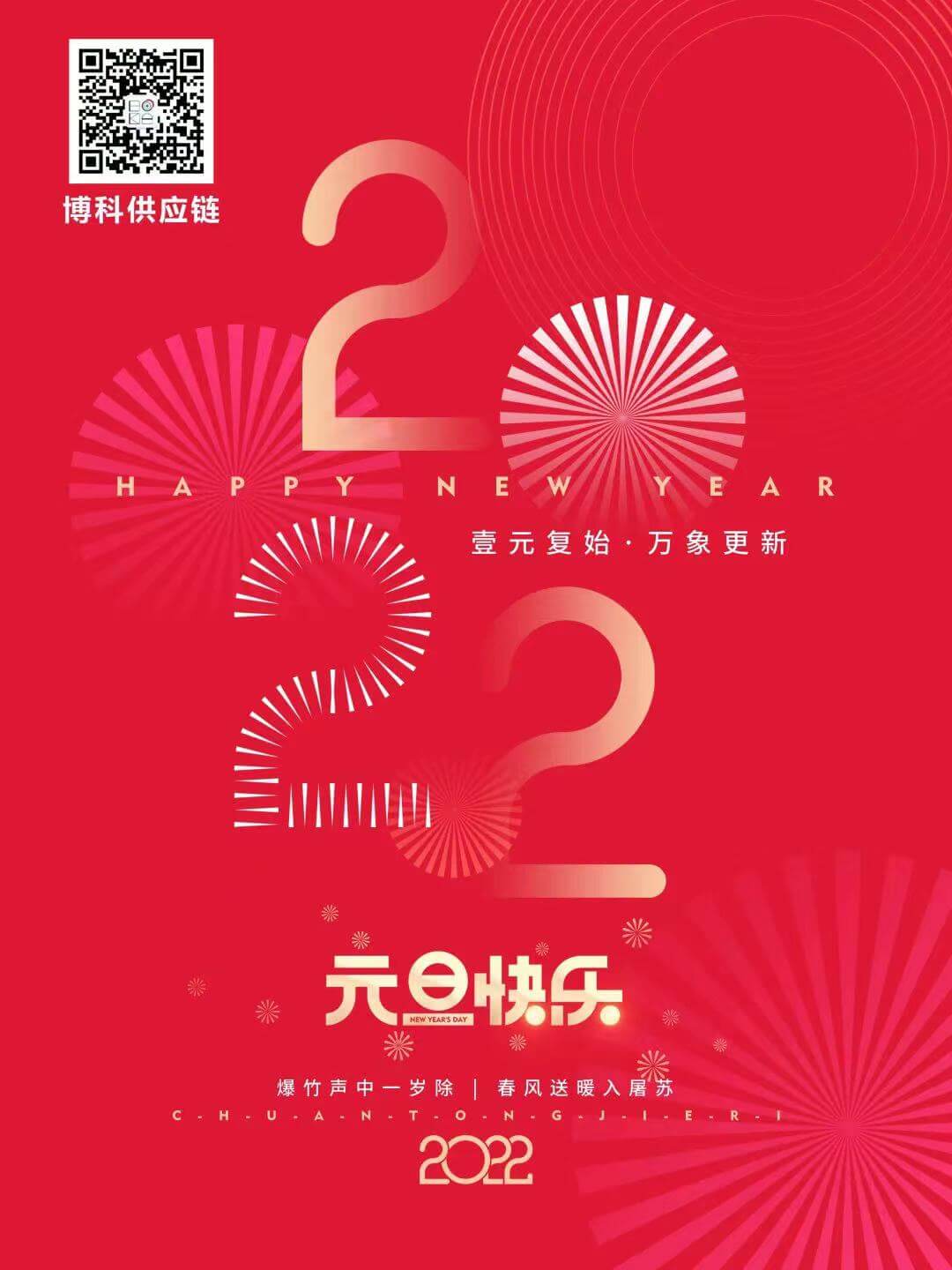 再见2021，您好2022—jinnianhui金年会首页祝您元旦快乐！